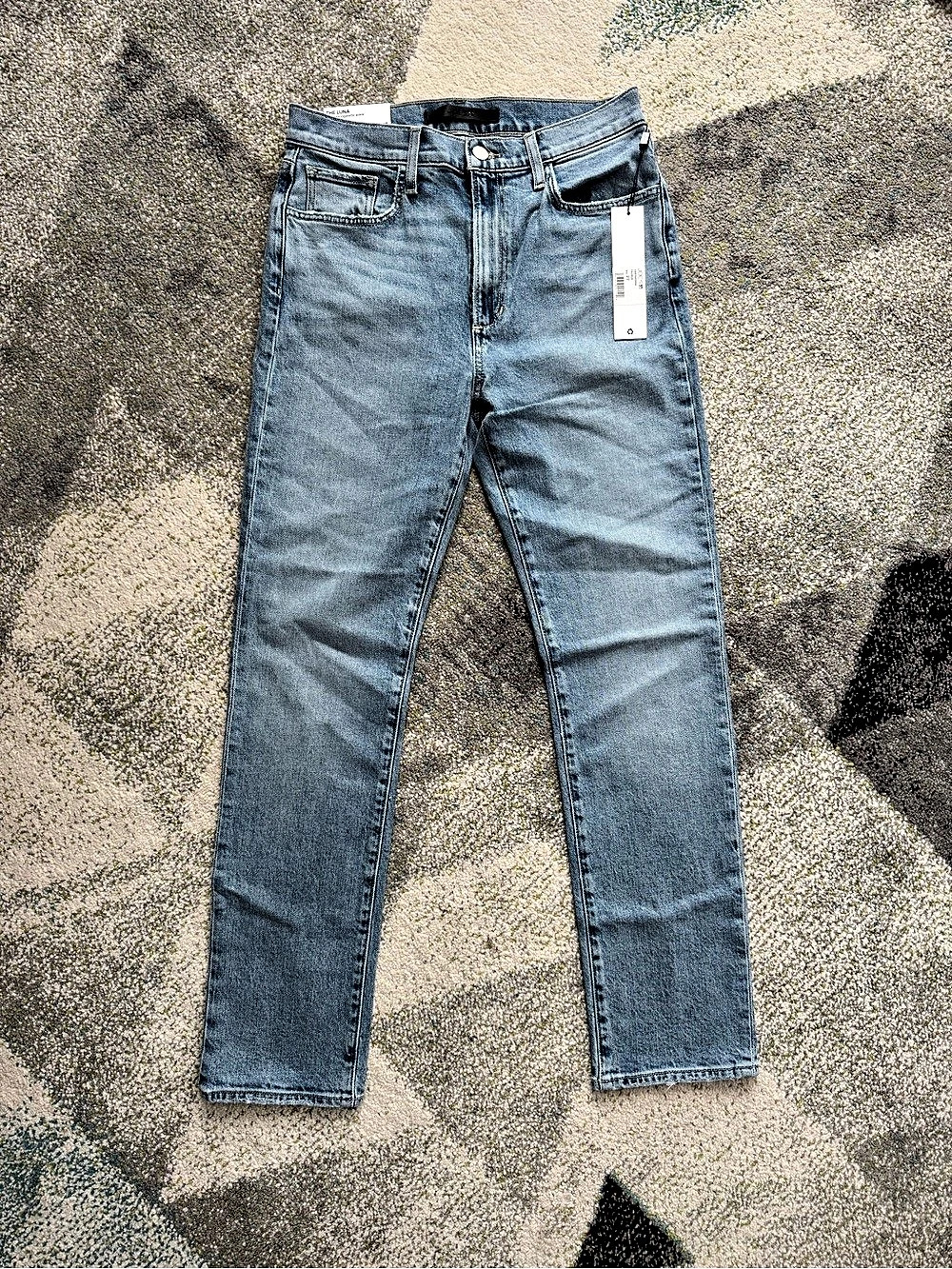 JOE'S The Luna High Rise Cigarette Ankle Jeans in Blue Waist 27 NWT